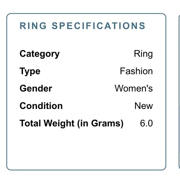 10 K white gold and diamond ring - Picture 4 of 5